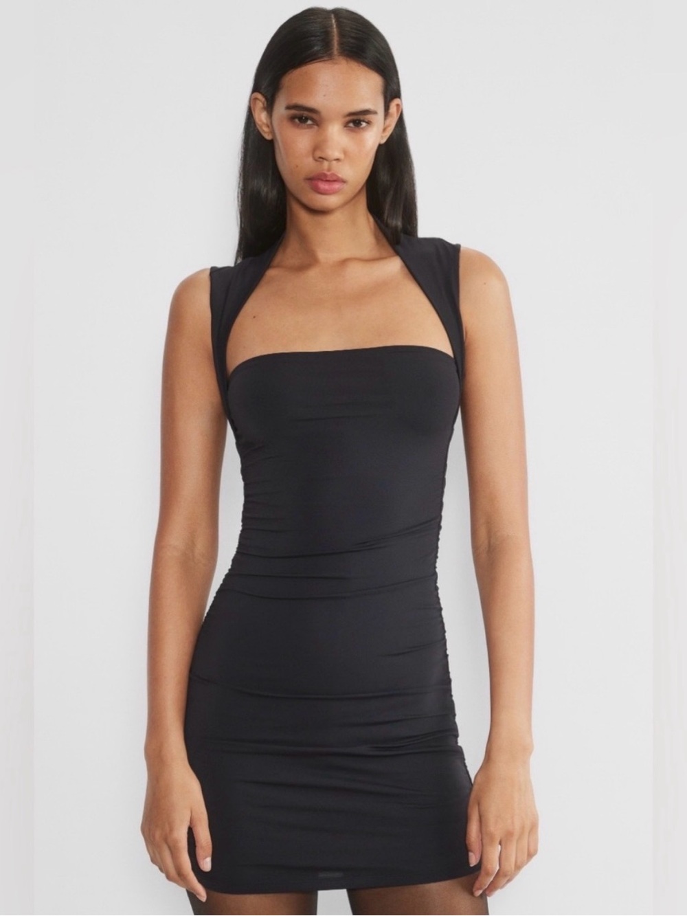 Aritzia Contour Flourish Mini Dress